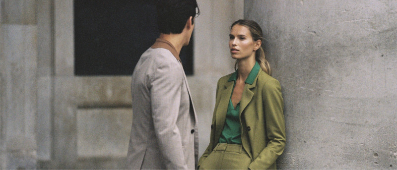 Lea Dina Mohr Seelenmeyer featured in  the Reiss lookbook for Autumn/Winter 2022