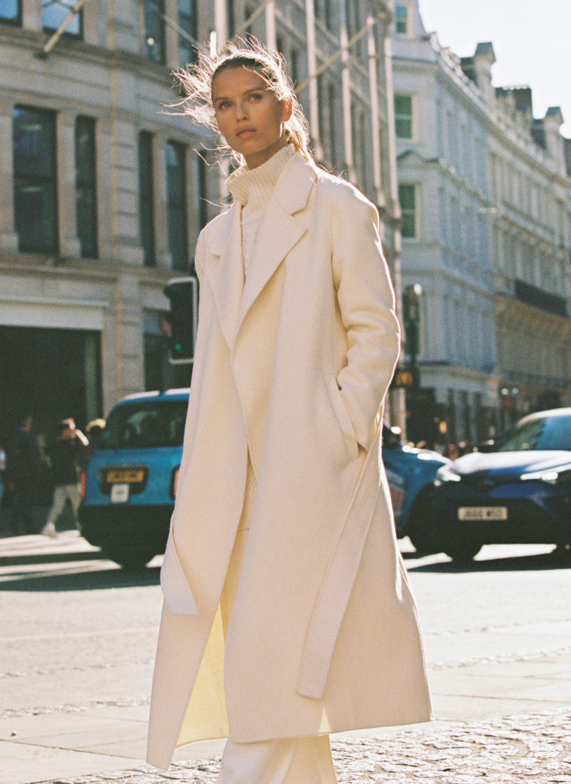 Lea Dina Mohr Seelenmeyer featured in  the Reiss lookbook for Autumn/Winter 2022