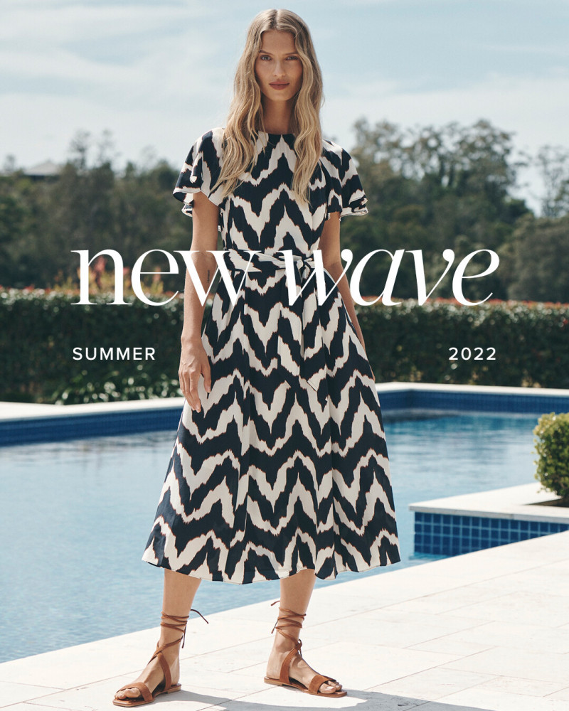 Lea Dina Mohr Seelenmeyer featured in  the Witchery Paradise Found lookbook for Spring 2022