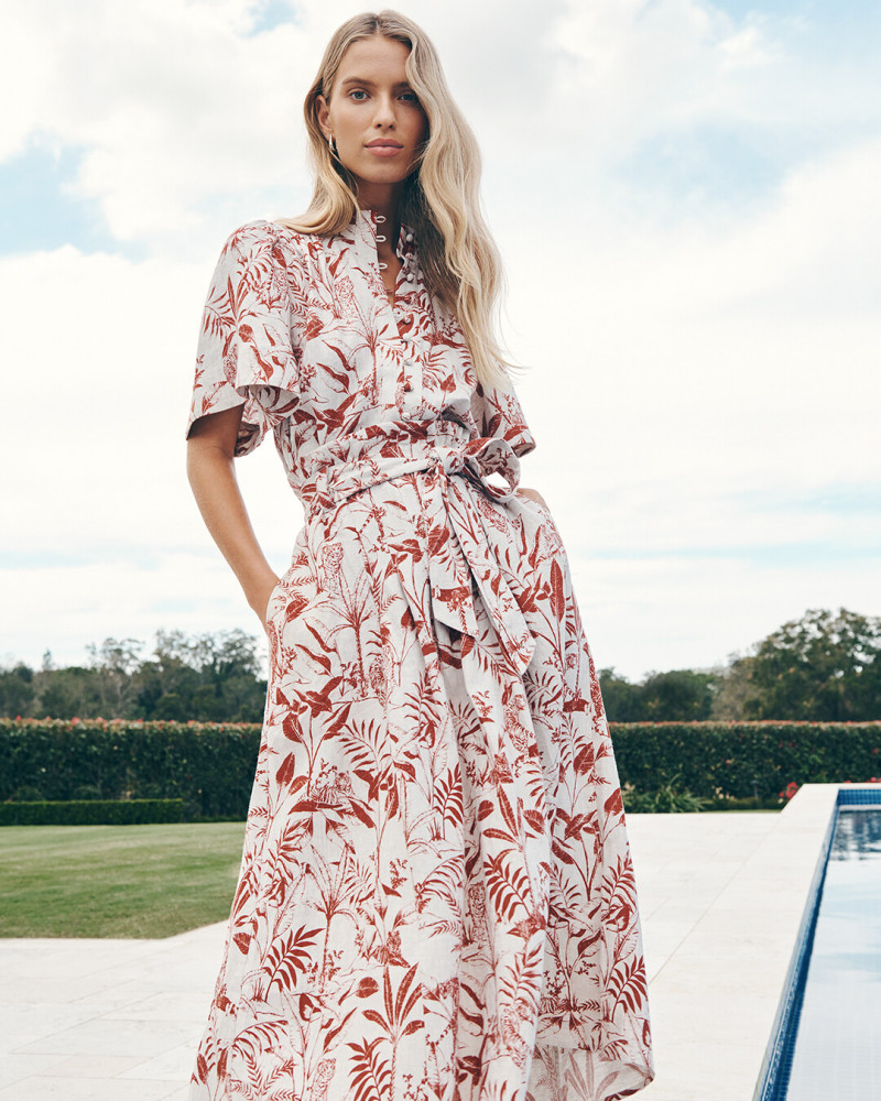 Lea Dina Mohr Seelenmeyer featured in  the Witchery Paradise Found lookbook for Spring 2022