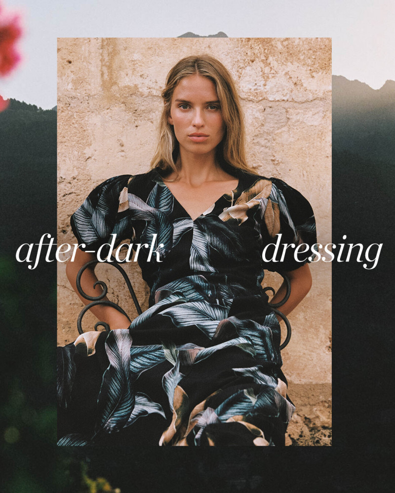 Lea Dina Mohr Seelenmeyer featured in  the Witchery Paradise Found lookbook for Spring 2022