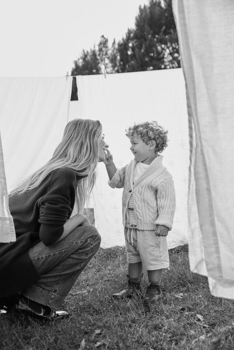 Lea Dina Mohr Seelenmeyer featured in  the Witchery Mums Work lookbook for Spring/Summer 2022