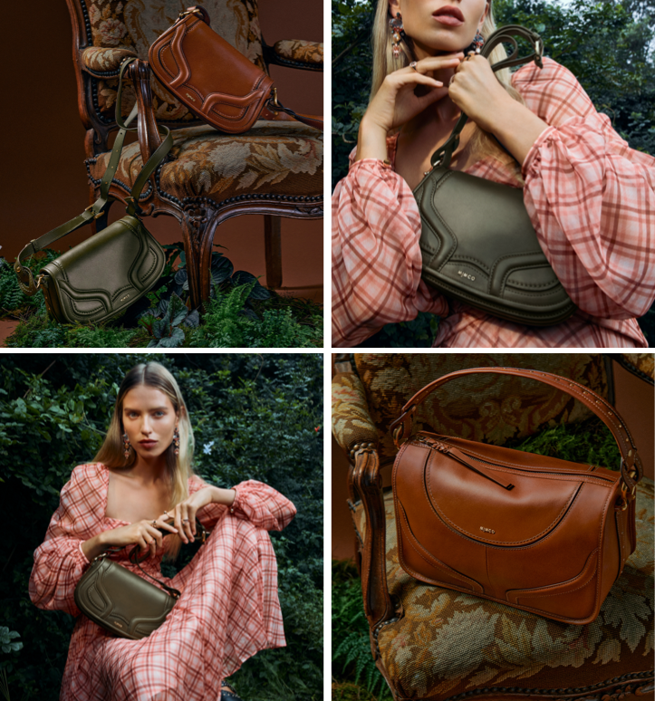 Lea Dina Mohr Seelenmeyer featured in  the Mimco advertisement for Winter 2022