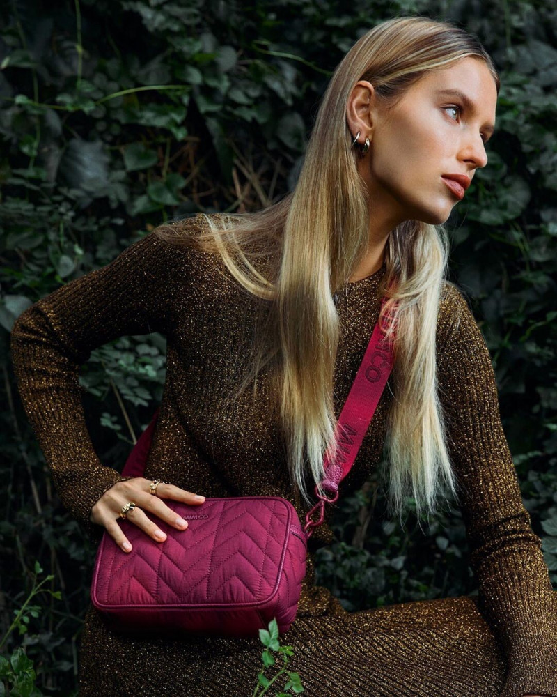 Lea Dina Mohr Seelenmeyer featured in  the Mimco advertisement for Winter 2022