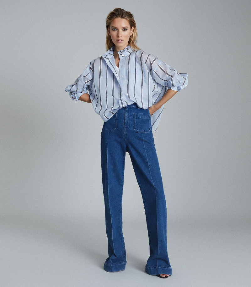 Lea Dina Mohr Seelenmeyer featured in  the Reiss catalogue for Autumn/Winter 2021