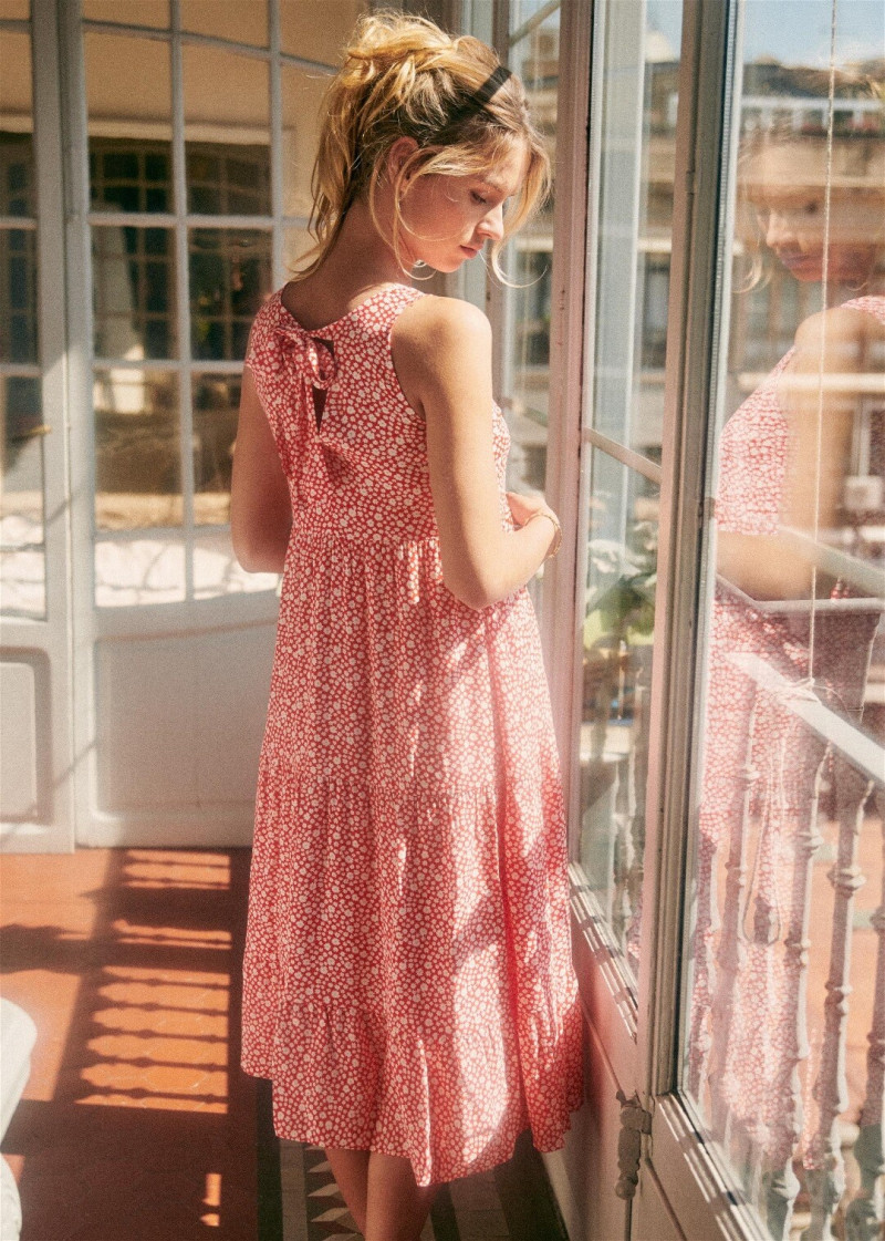 Lea Dina Mohr Seelenmeyer featured in  the Sézane Act 2 lookbook for Summer 2019