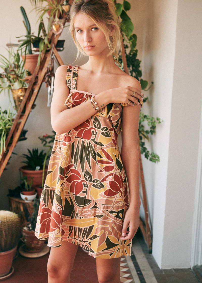 Lea Dina Mohr Seelenmeyer featured in  the Sézane Act 2 lookbook for Summer 2019