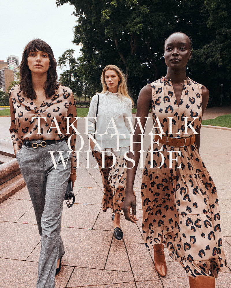 Lea Dina Mohr Seelenmeyer featured in  the Witchery advertisement for Fall 2022