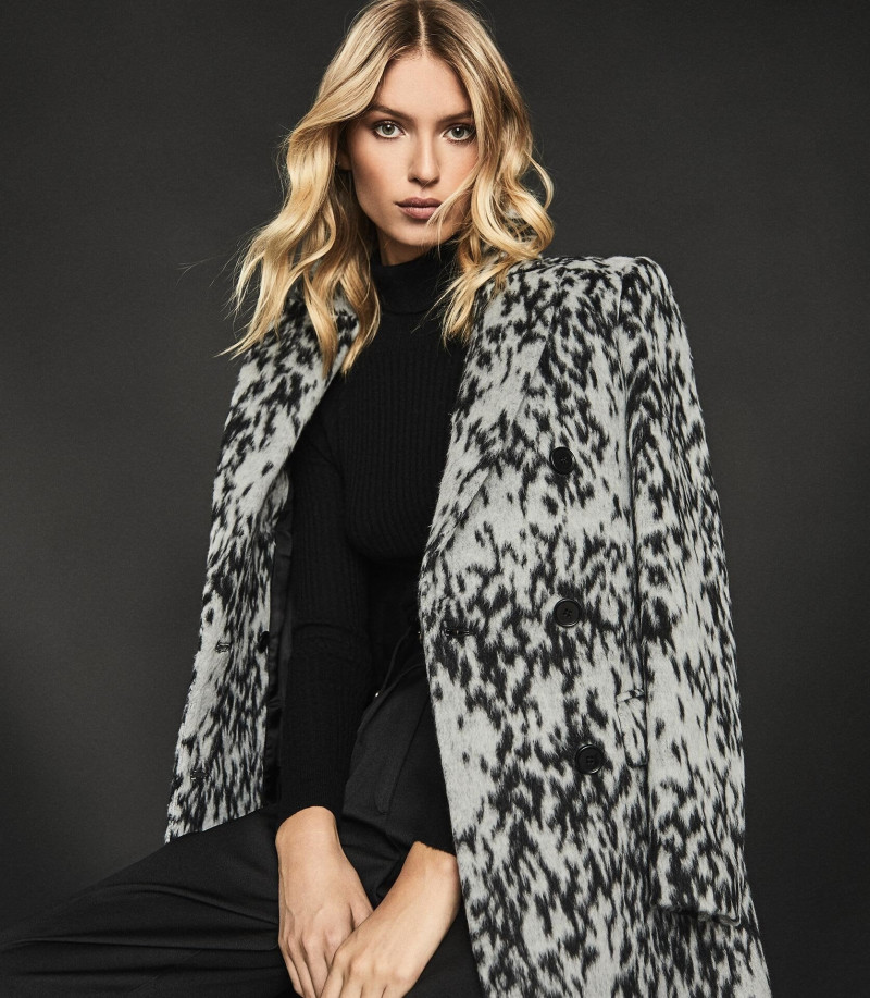 Lea Dina Mohr Seelenmeyer featured in  the Reiss catalogue for Autumn/Winter 2019