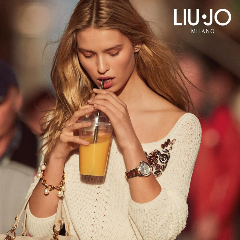 Lea Dina Mohr Seelenmeyer featured in  the Liu Jo advertisement for Spring/Summer 2018