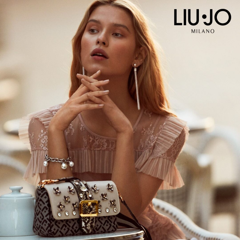 Lea Dina Mohr Seelenmeyer featured in  the Liu Jo advertisement for Spring/Summer 2018