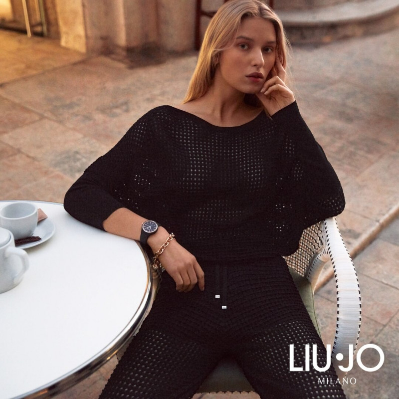 Lea Dina Mohr Seelenmeyer featured in  the Liu Jo advertisement for Spring/Summer 2018