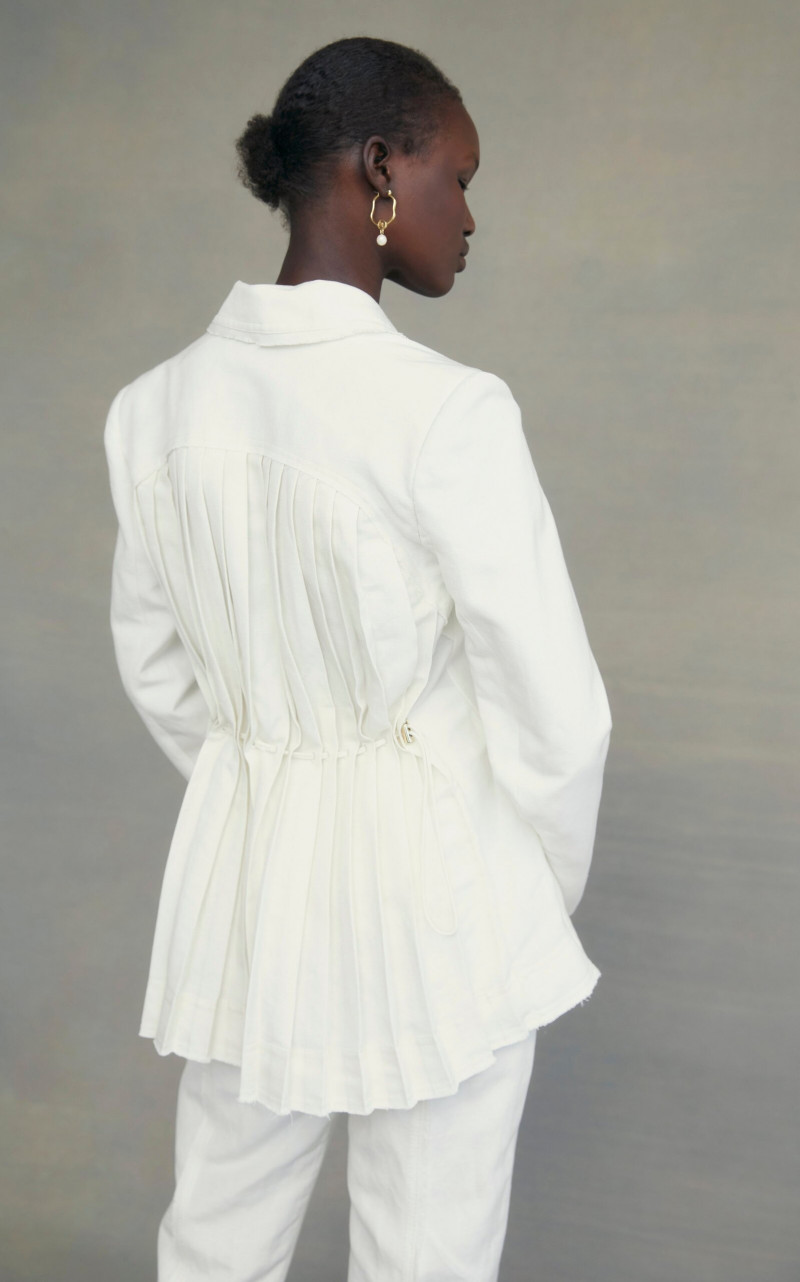 Abeny Nhial featured in  the Aje x Moda Operandi catalogue for Spring/Summer 2022