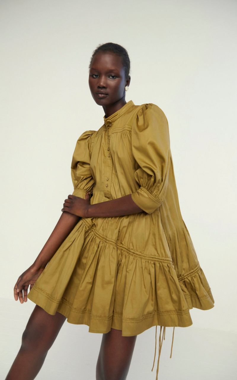 Abeny Nhial featured in  the Aje x Moda Operandi catalogue for Spring/Summer 2022