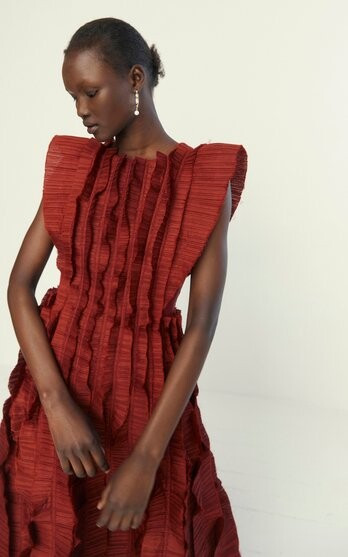 Abeny Nhial featured in  the Aje x Moda Operandi catalogue for Spring/Summer 2022