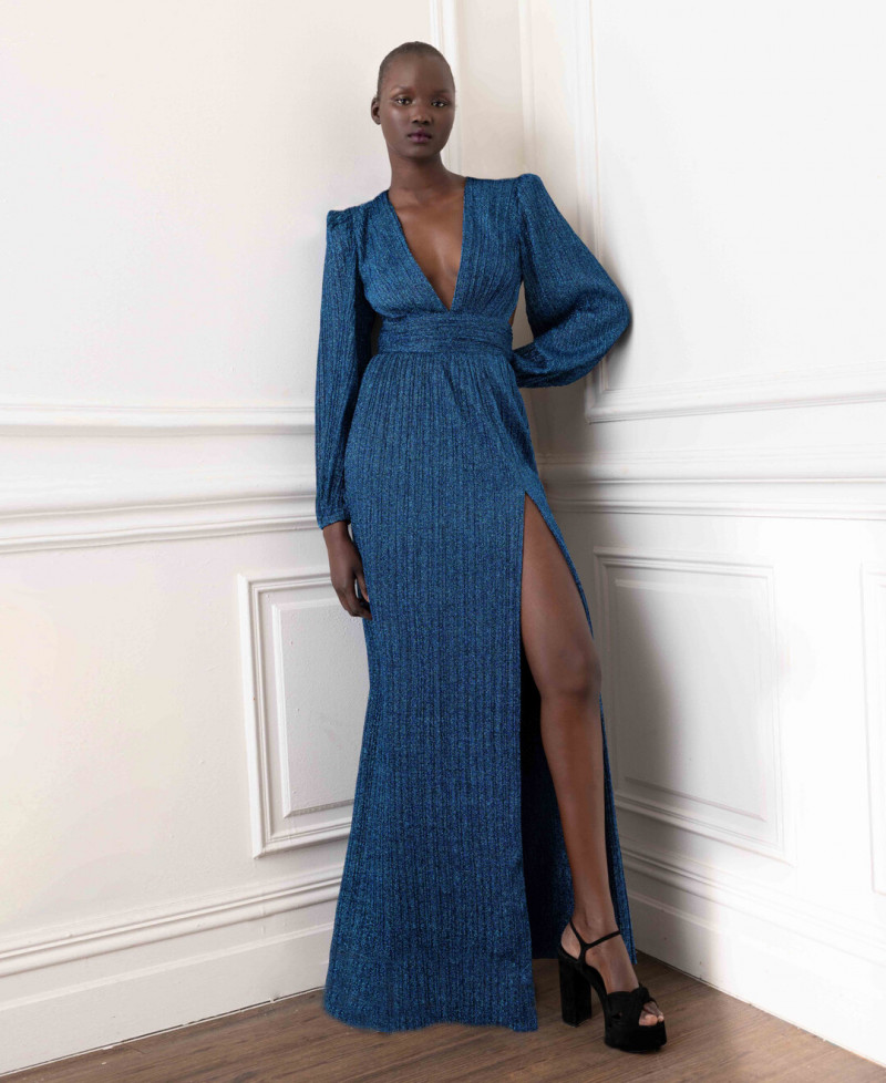 Abeny Nhial featured in  the Rebecca Vallance Glimpse lookbook for Autumn/Winter 2022