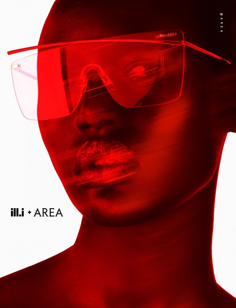 Ajak Deng featured in  the area 8 advertisement for Spring/Summer 2018