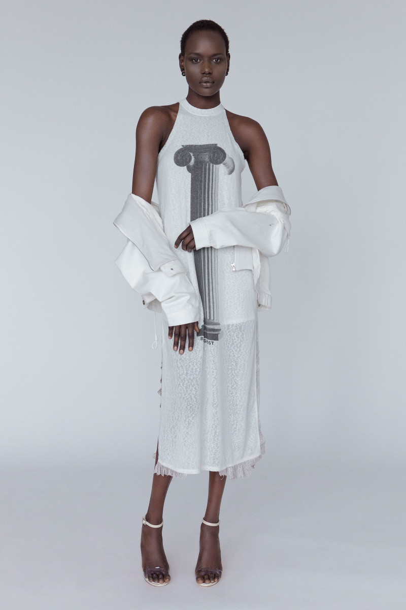 Ajak Deng featured in  the Babyghost lookbook for Autumn/Winter 2018