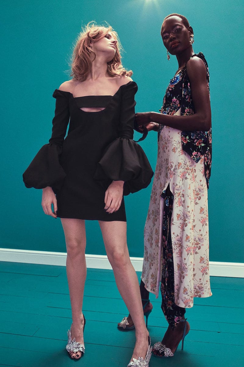 Ajak Deng featured in  the Matches Fashion lookbook for Summer 2018