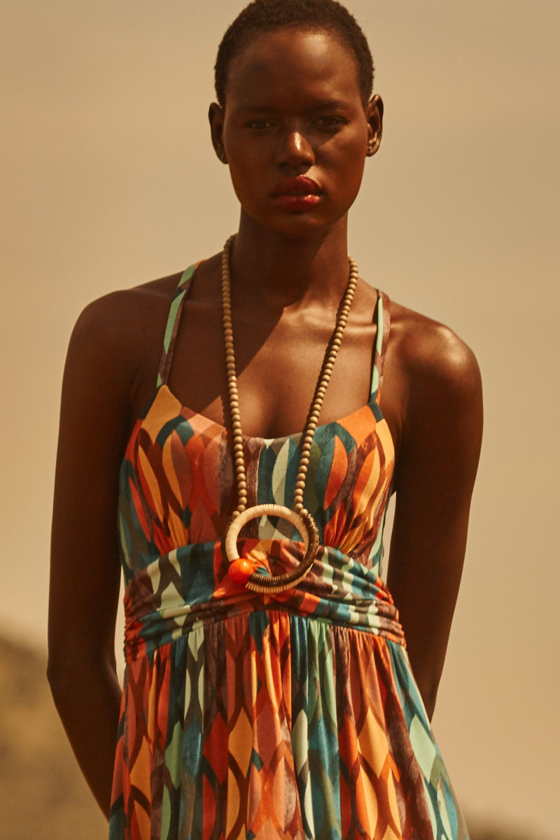 Ajak Deng featured in  the Anthropologie lookbook for Summer 2015