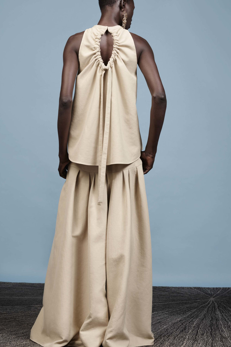 Ajak Deng featured in  the Hellessy lookbook for Resort 2017