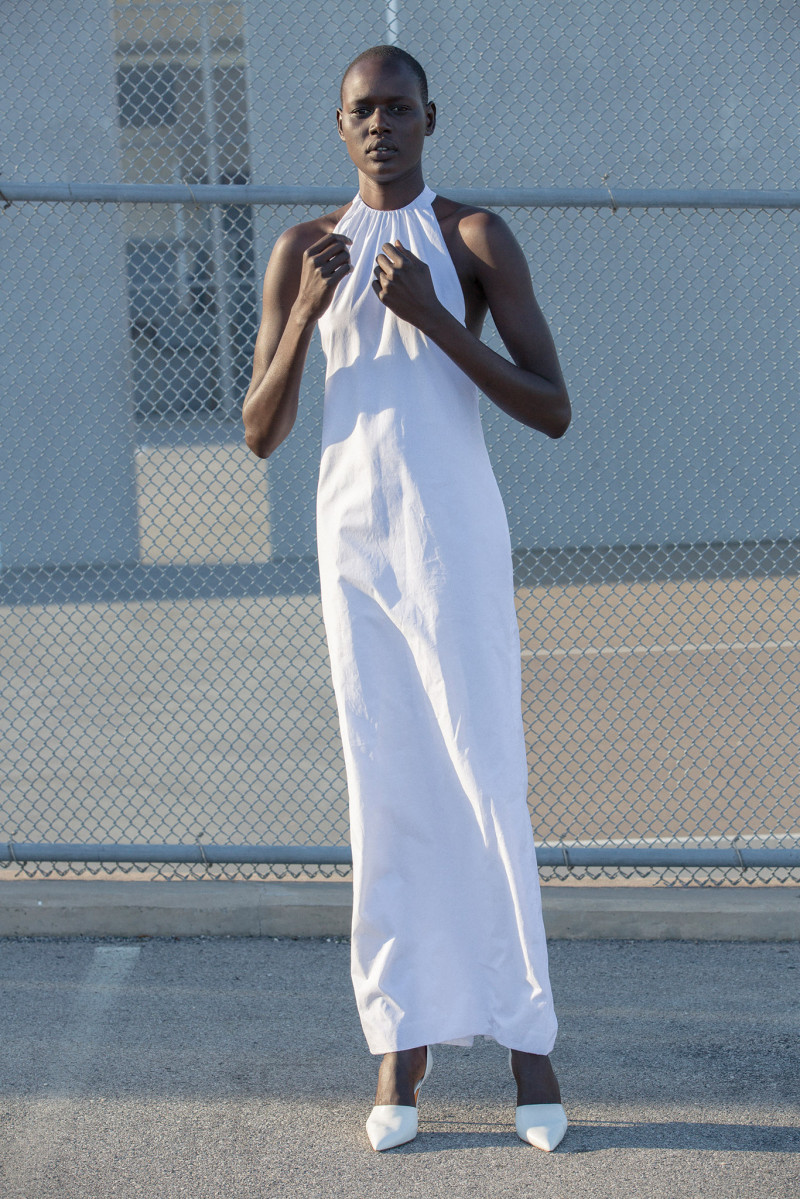 Ajak Deng featured in  the Nomia lookbook for Spring/Summer 2014