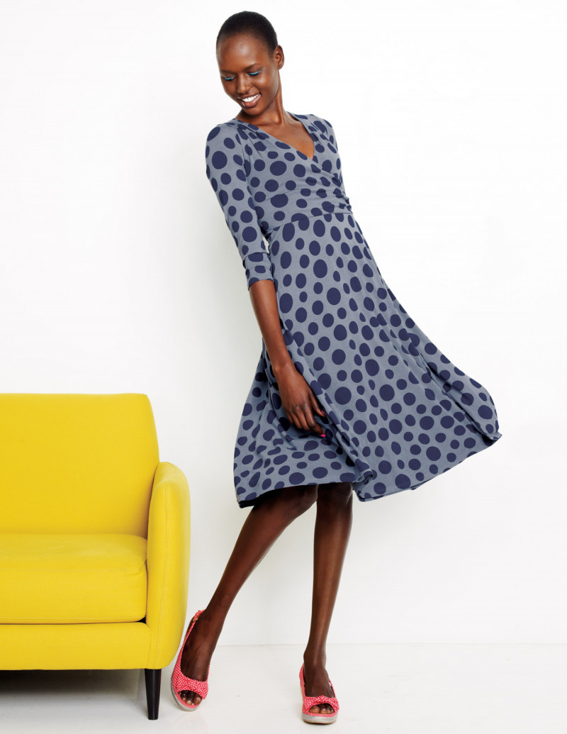 Ajak Deng featured in  the Boden lookbook for Autumn/Winter 2013