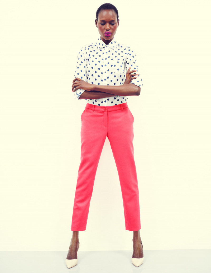 Ajak Deng featured in  the Boden lookbook for Autumn/Winter 2013