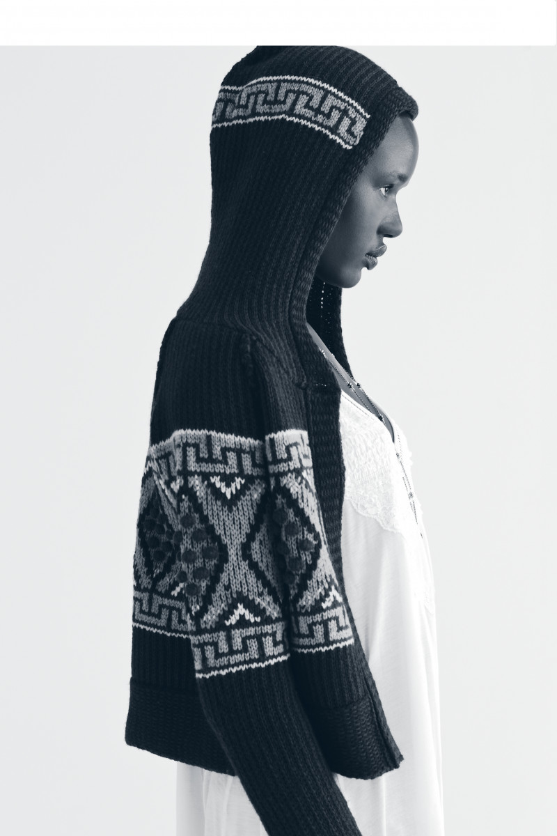 Ajak Deng featured in  the Free People lookbook for Winter 2013