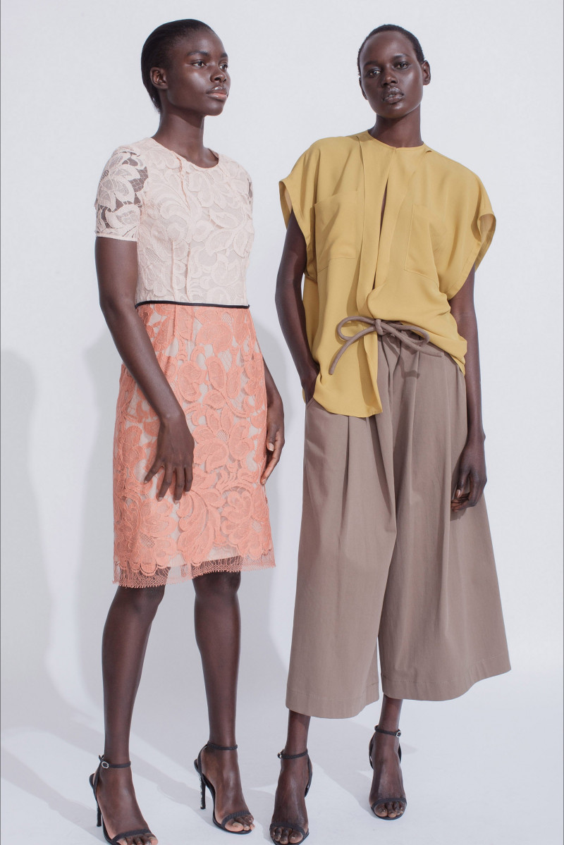 Ajak Deng featured in  the Tome lookbook for Resort 2015