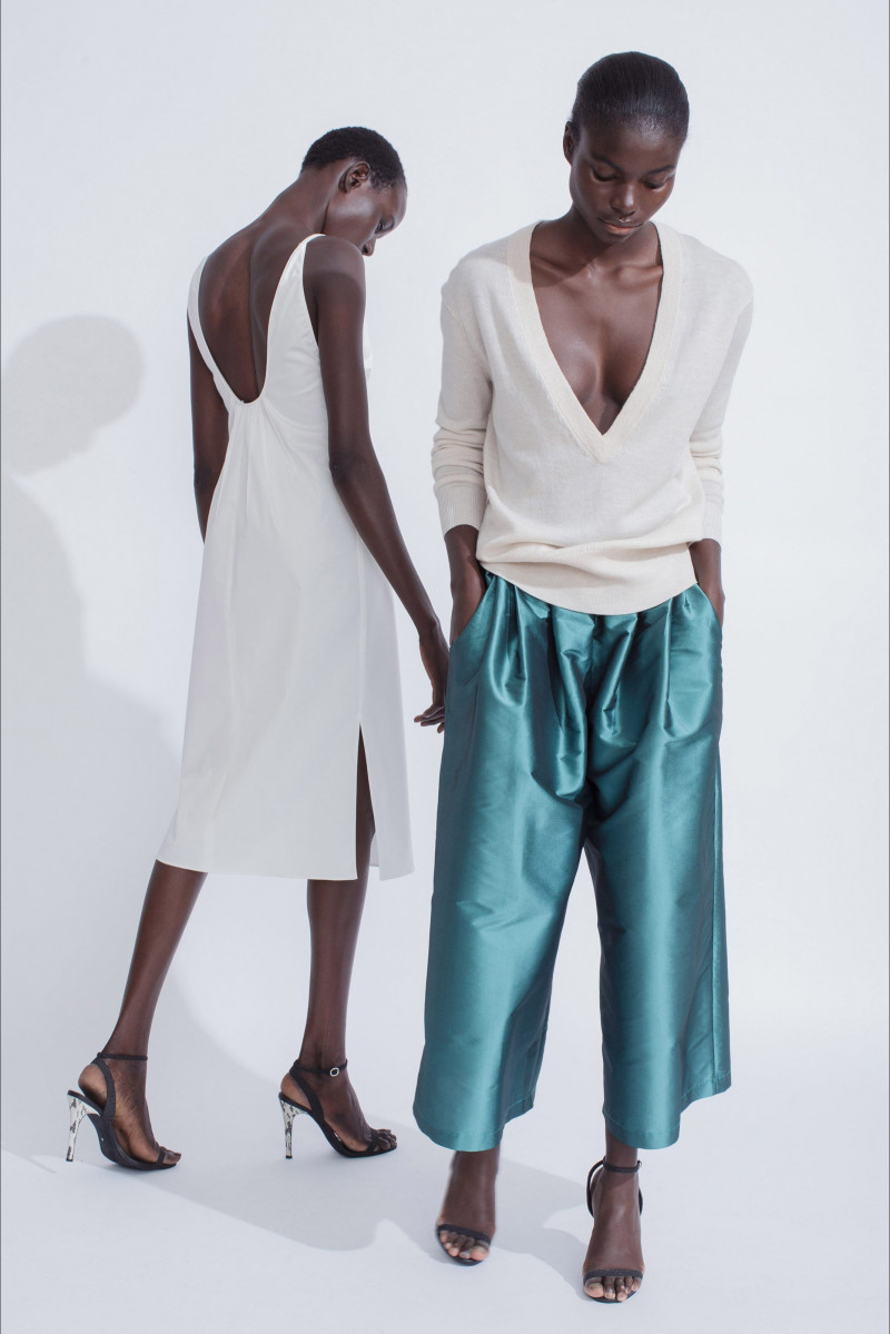 Ajak Deng featured in  the Tome lookbook for Resort 2015