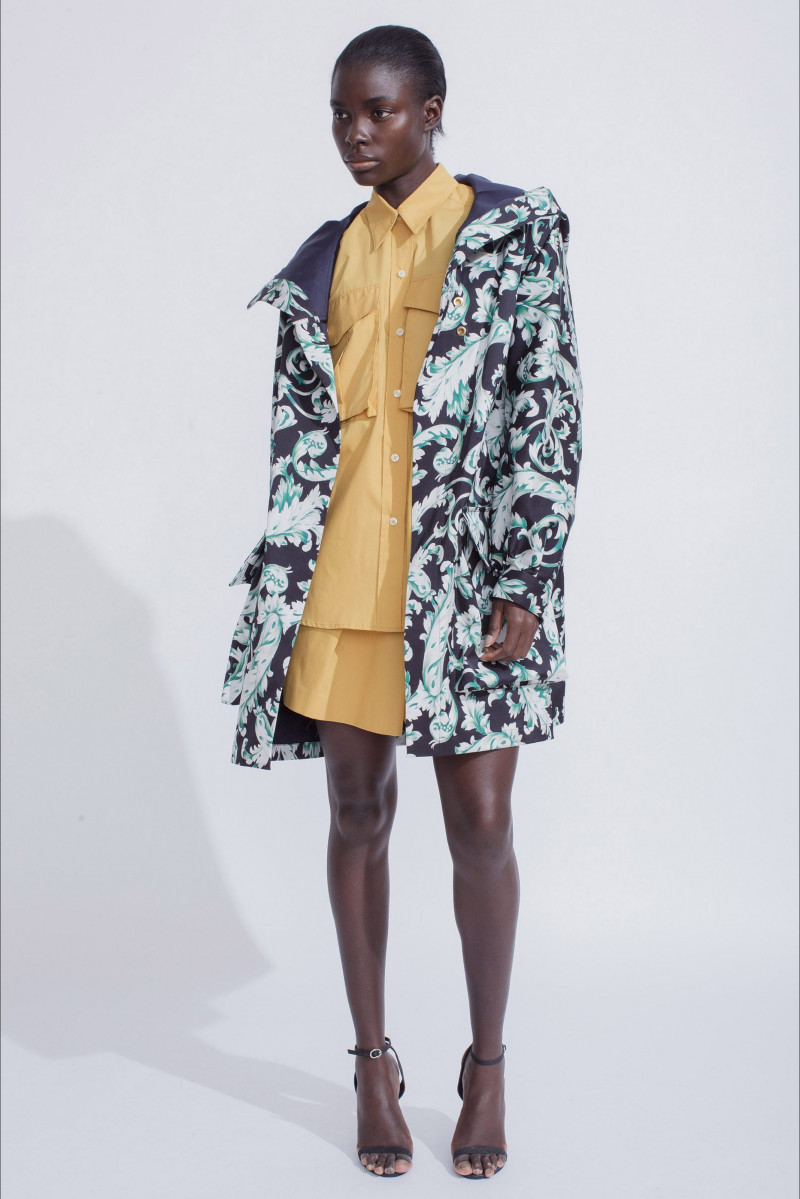 Ajak Deng featured in  the Tome lookbook for Resort 2015