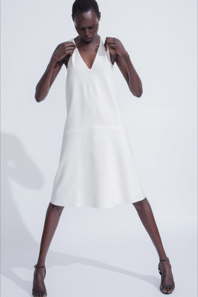 Ajak Deng featured in  the Tome lookbook for Resort 2015