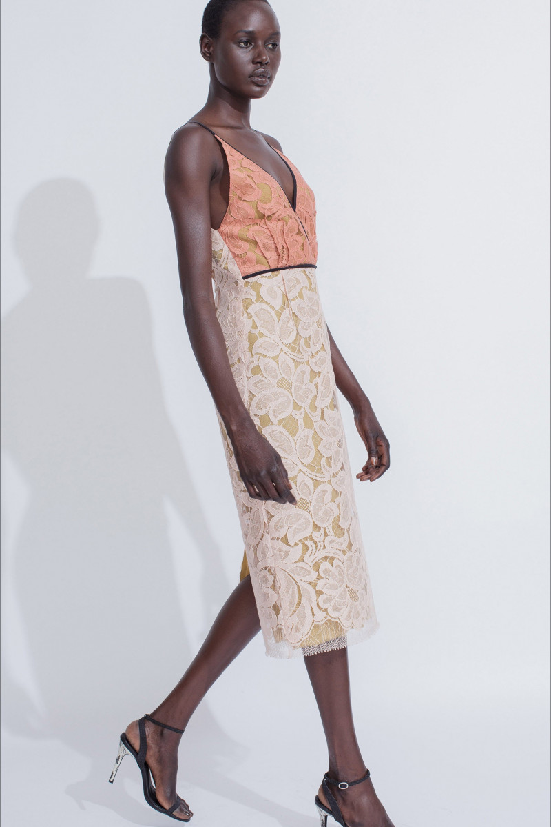 Ajak Deng featured in  the Tome lookbook for Resort 2015