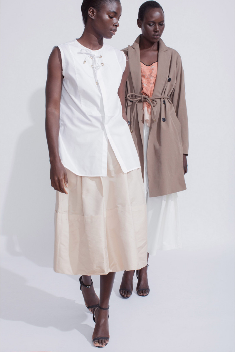 Ajak Deng featured in  the Tome lookbook for Resort 2015