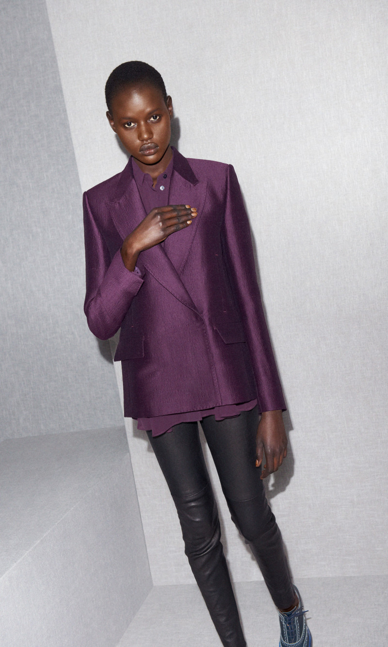 Ajak Deng featured in  the Acne Studios lookbook for Autumn/Winter 2011