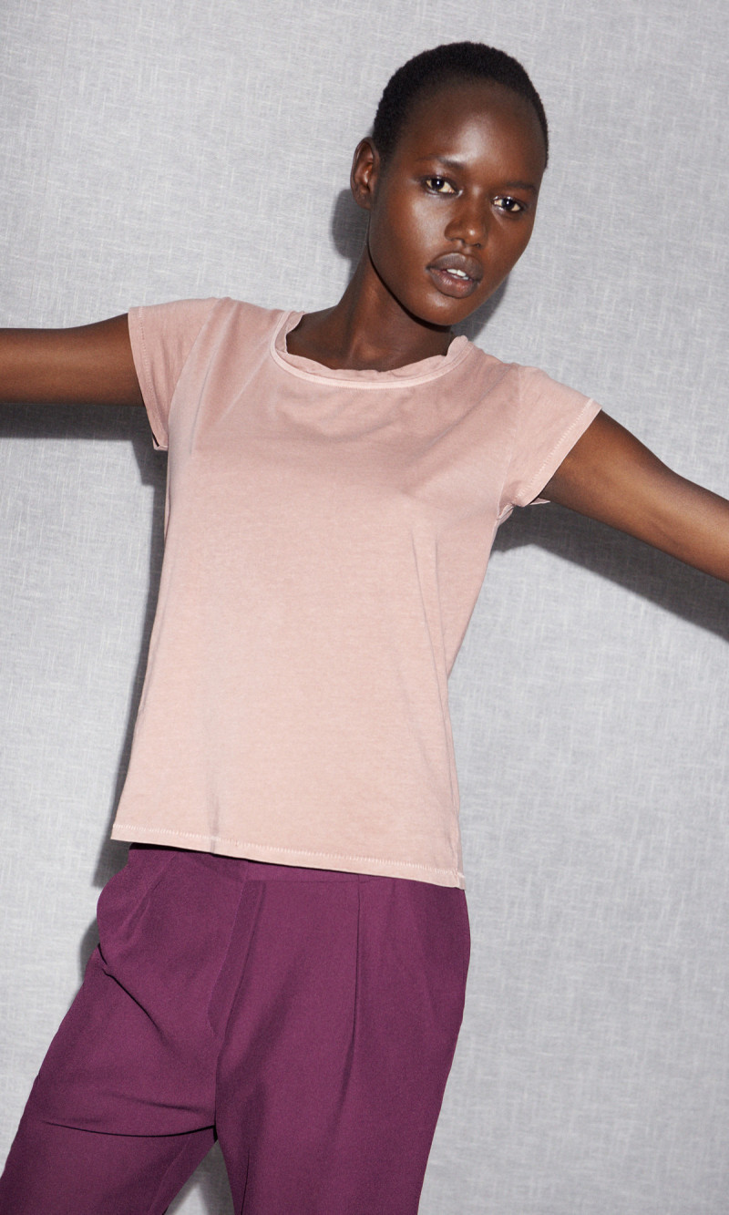 Ajak Deng featured in  the Acne Studios lookbook for Autumn/Winter 2011