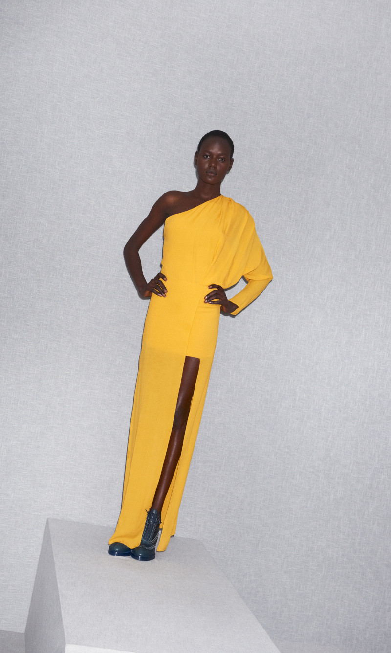 Ajak Deng featured in  the Acne Studios lookbook for Autumn/Winter 2011