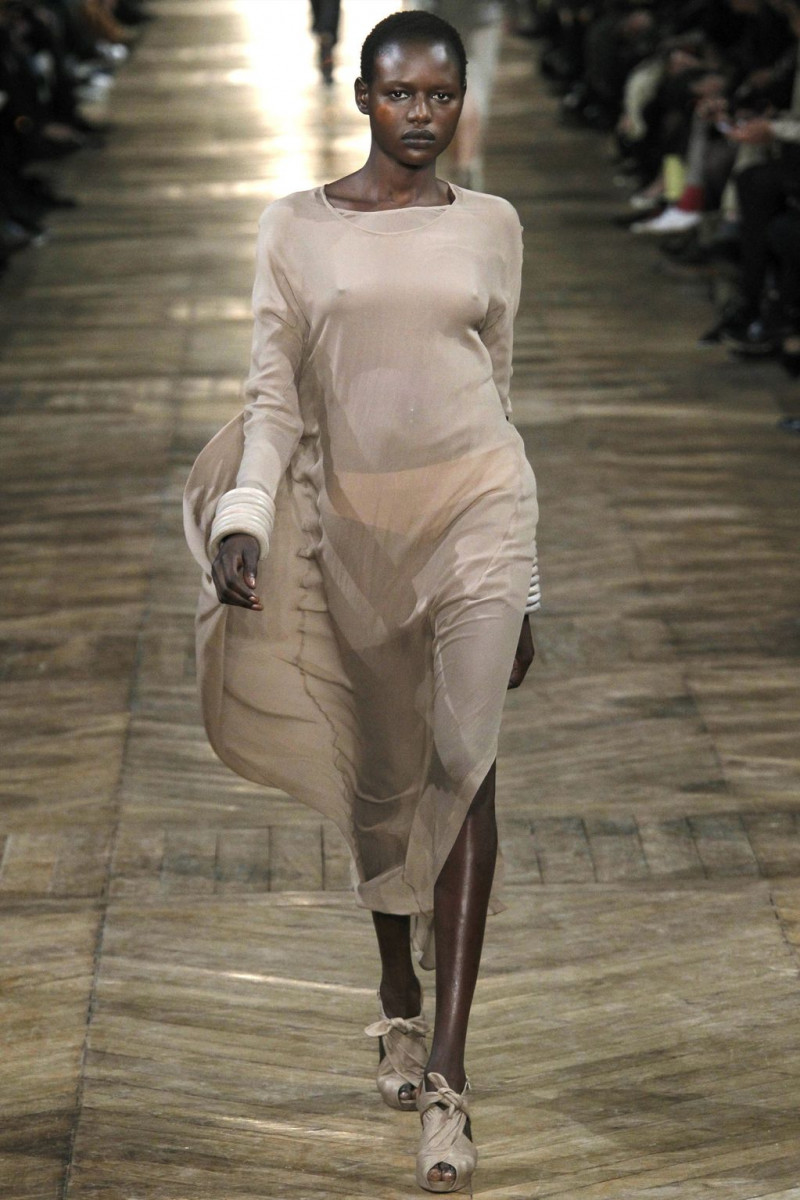 Ajak Deng featured in  the Damir Doma fashion show for Spring/Summer 2011