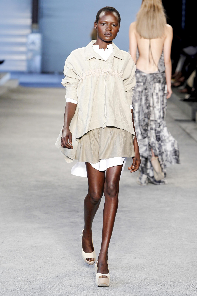 Ajak Deng featured in  the EDUN fashion show for Spring/Summer 2011