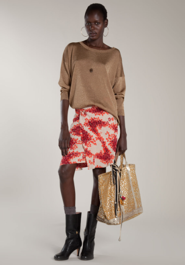 Ajak Deng featured in  the Vanessa Bruno lookbook for Resort 2011