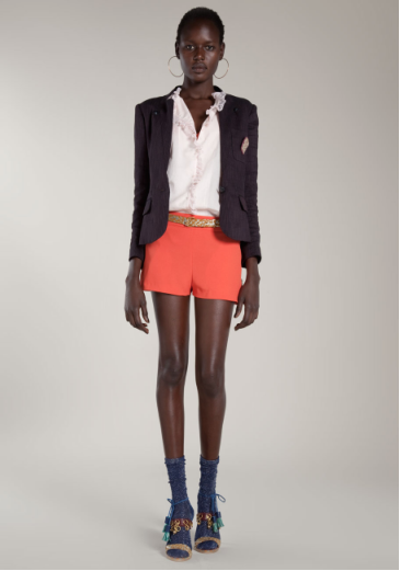 Ajak Deng featured in  the Vanessa Bruno lookbook for Resort 2011