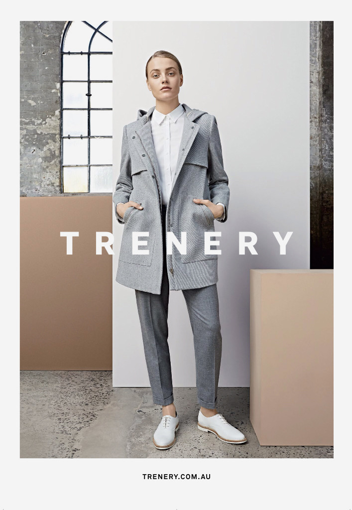 Trenery advertisement for Autumn/Winter 2015