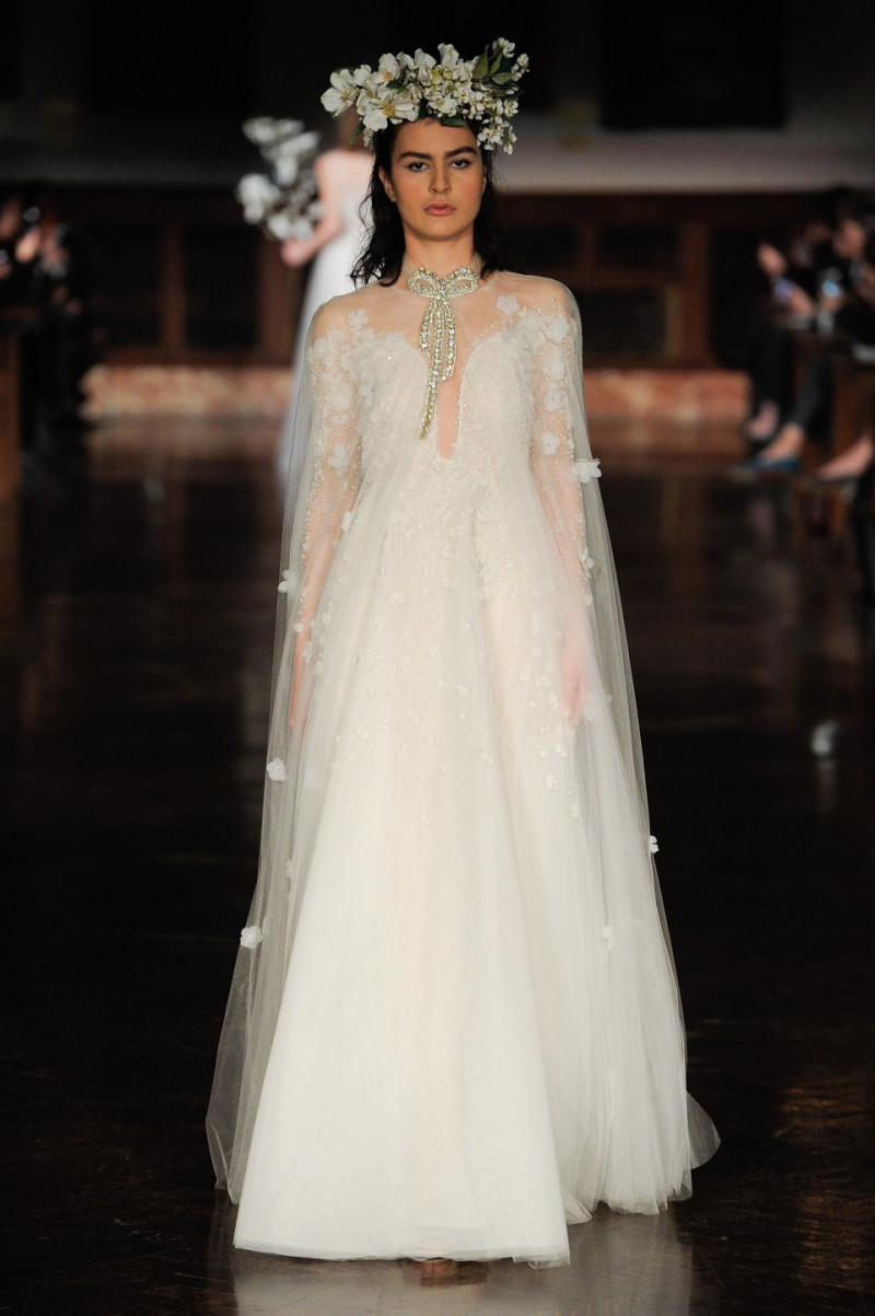 Paulina Armenta featured in  the Reem Acra Bridal Bridal fashion show for Spring/Summer 2019