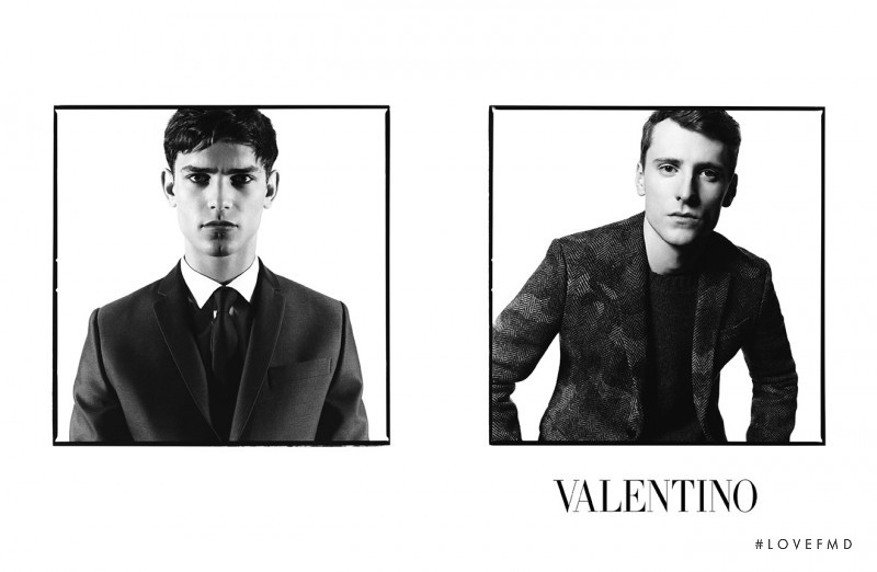 Arthur Gosse featured in  the Valentino advertisement for Autumn/Winter 2014