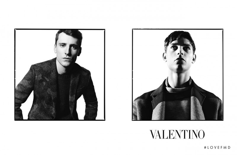 Arthur Gosse featured in  the Valentino advertisement for Autumn/Winter 2014