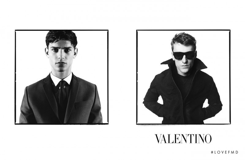 Arthur Gosse featured in  the Valentino advertisement for Autumn/Winter 2014