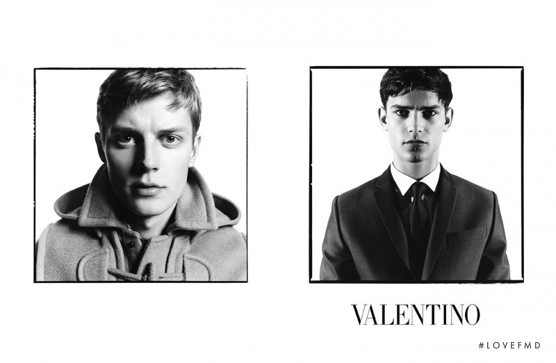 Arthur Gosse featured in  the Valentino advertisement for Autumn/Winter 2014