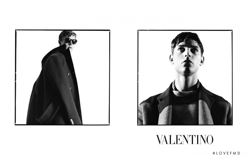 Arthur Gosse featured in  the Valentino advertisement for Autumn/Winter 2014