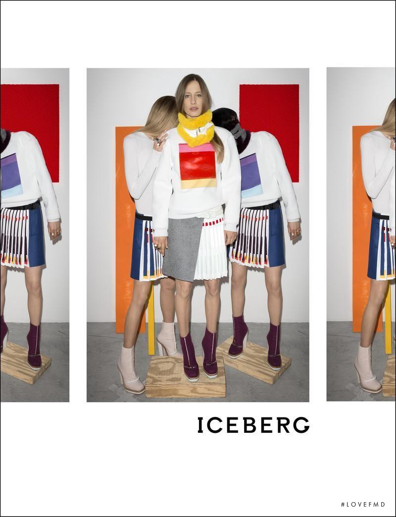 Natasa Vojnovic featured in  the Iceberg advertisement for Autumn/Winter 2014